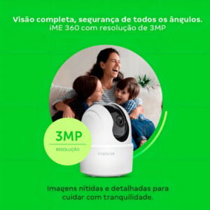 Câmera Inteligente Intelbras IME 360 3MP: Segurança e Tecnologia em Um Só Produto cam 2